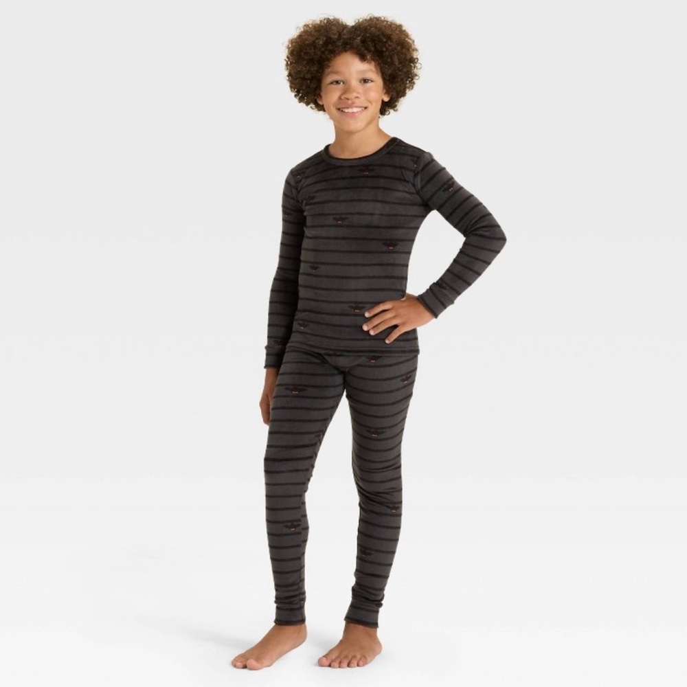 🩶🖤 NWT Kids Cat & Jack Snuggly Soft Fleece PJs - Size 4 🖤🩶